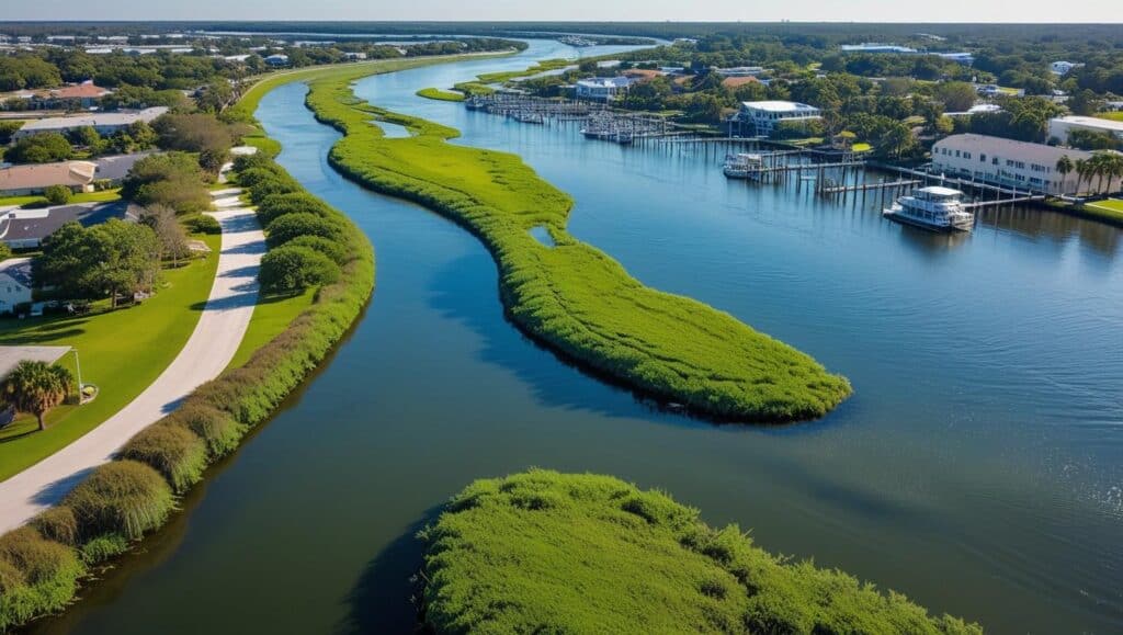 Aerial View of the St. Johns River